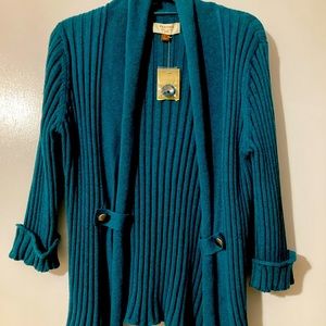 Ribbed cardigan